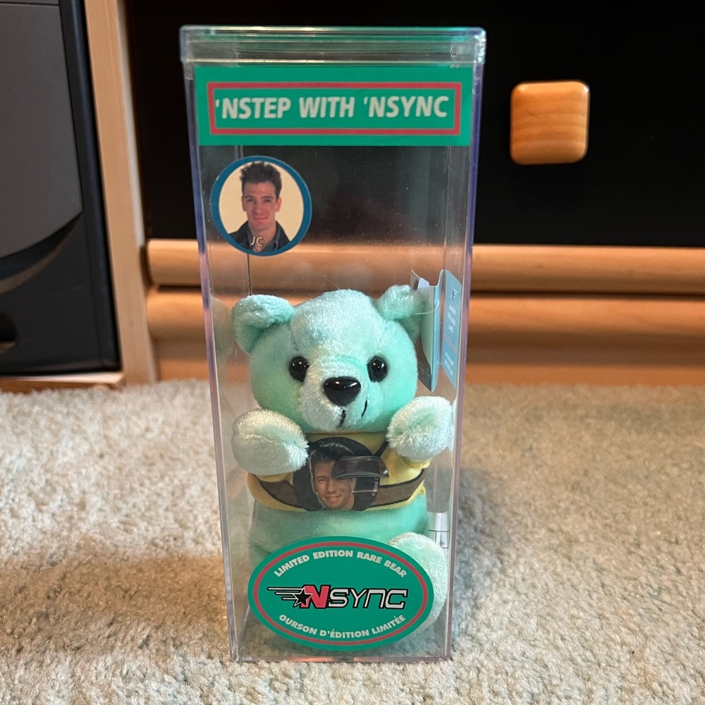 Limited Edition JC Chasez NSYNC Collectible Teddy Bear - NEW IN BOX